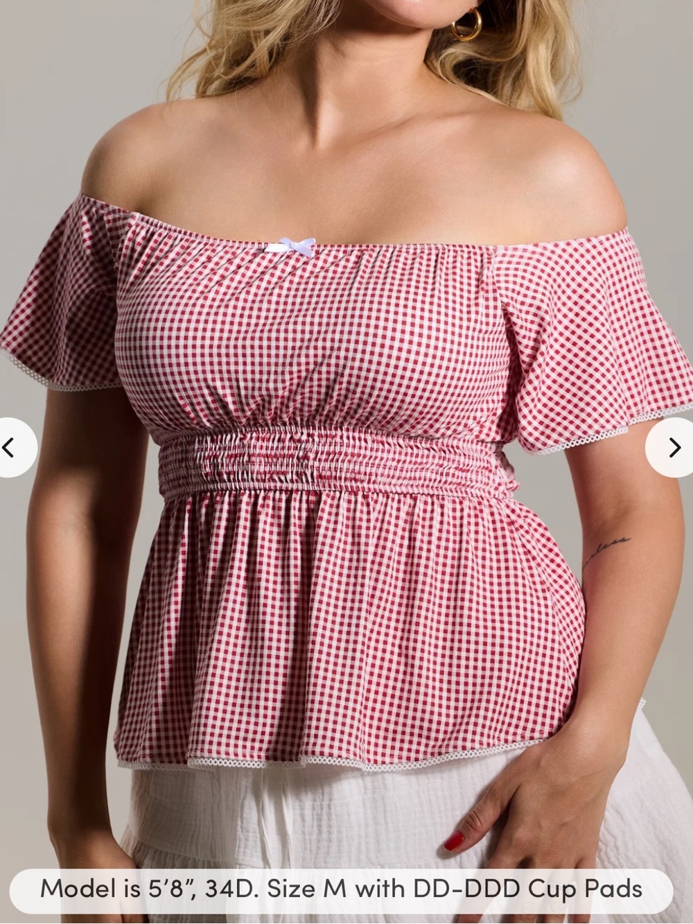 Klassy Network Off The Shoulder Flutter Sleeve